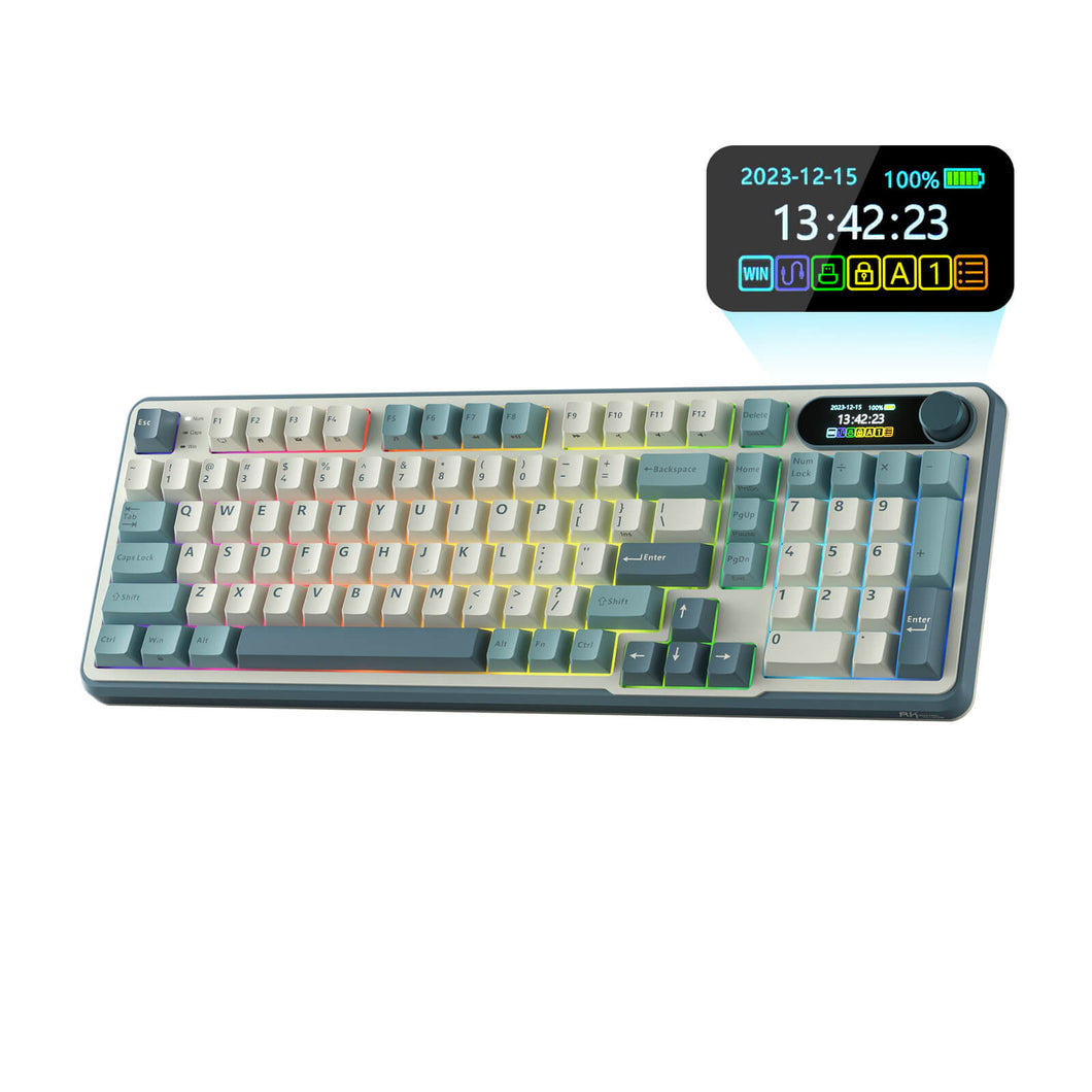 RK ROYAL KLUDGE S98 Wireless Hot-Swappable RGB Keyboard