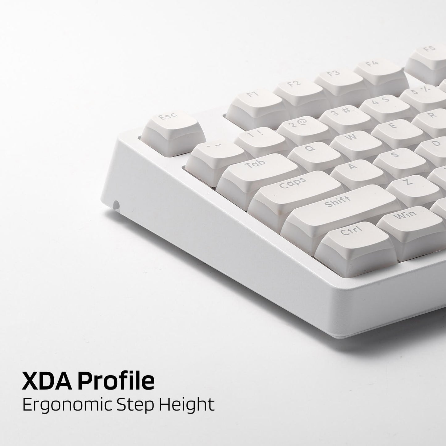 Translucent XDA Profile for ISO & ANSI Layout 61/68/84/87/98/104 Keys Mechanical Keyboard