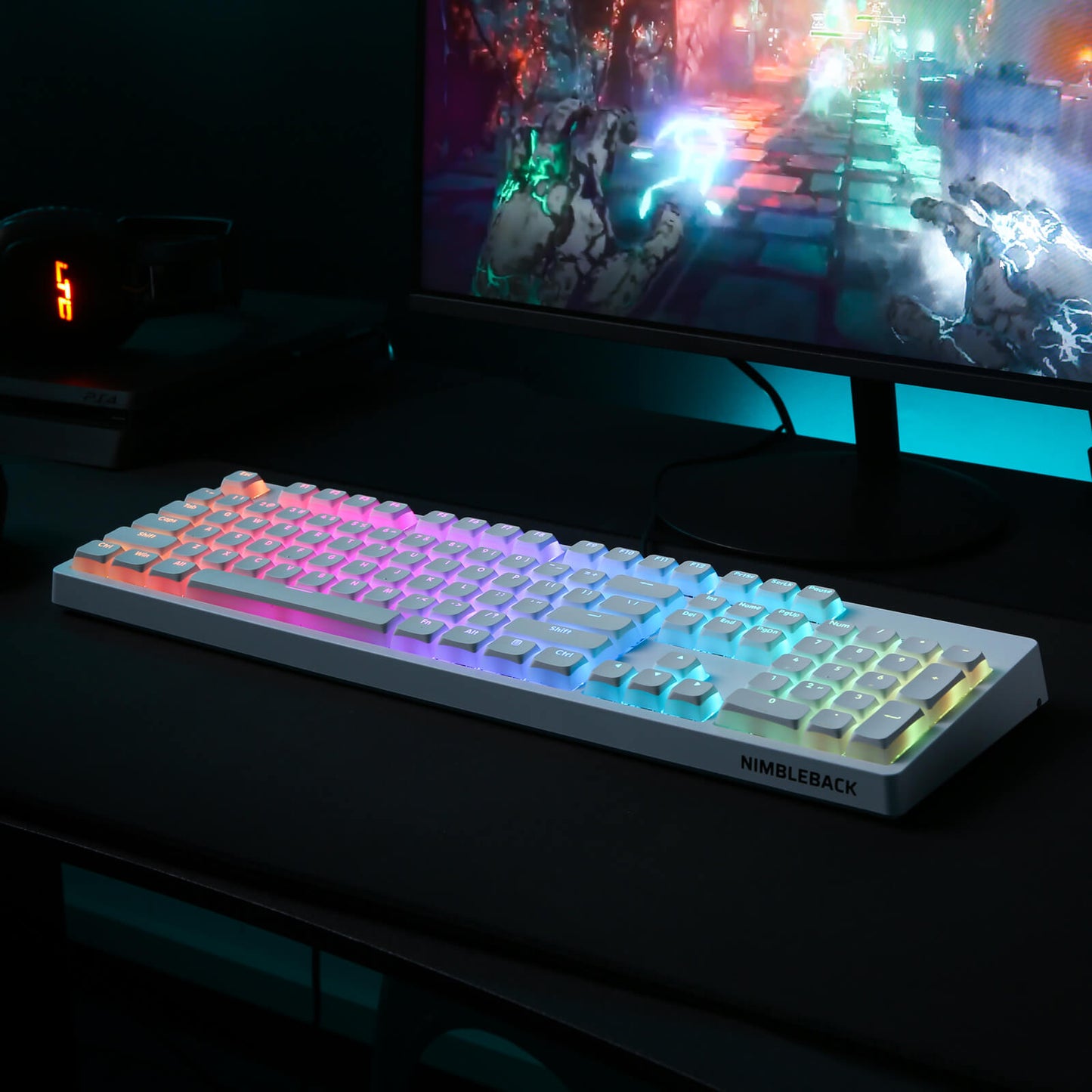 Translucent XDA Profile for ISO & ANSI Layout 61/68/84/87/98/104 Keys Mechanical Keyboard