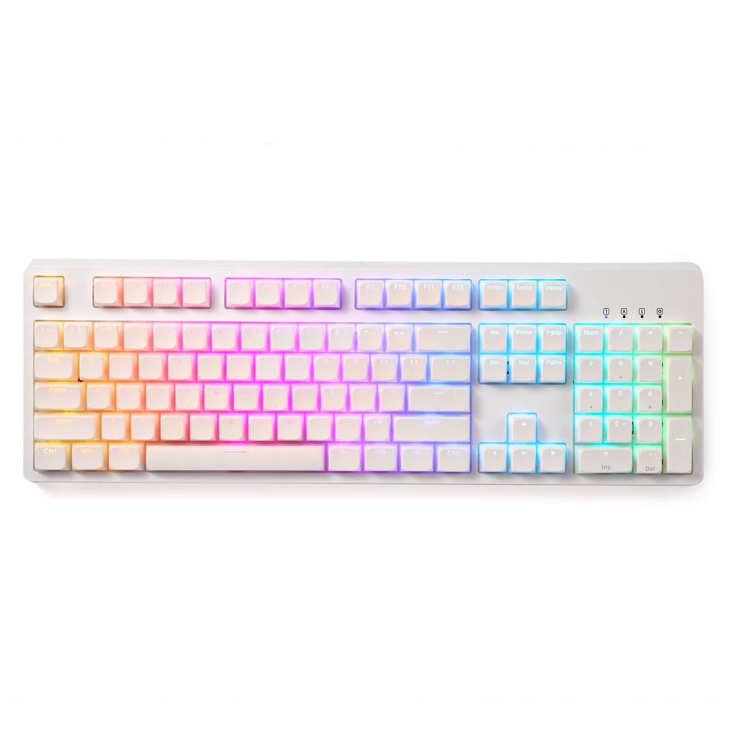 Translucent XDA Profile for ISO & ANSI Layout 61/68/84/87/98/104 Keys Mechanical Keyboard