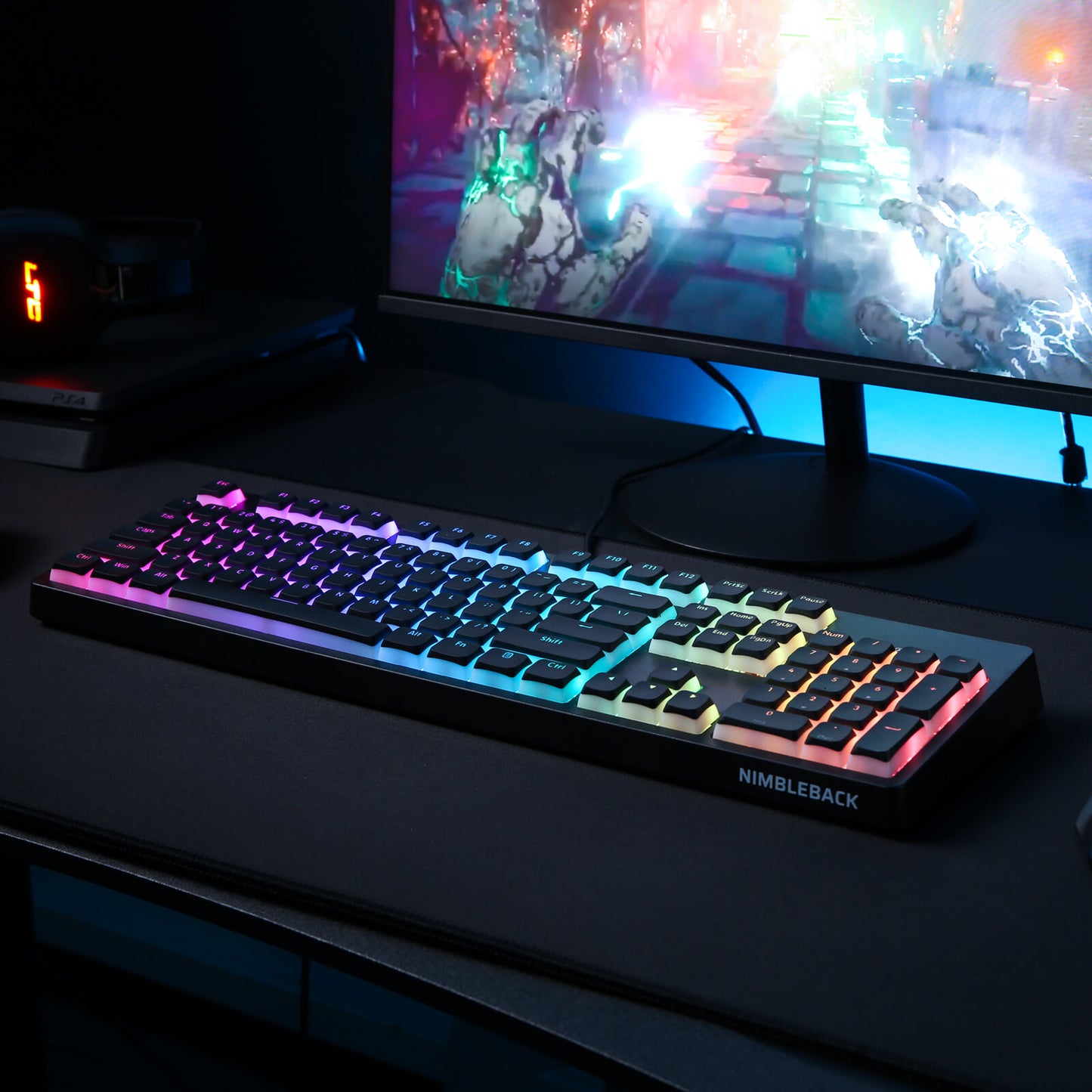 Translucent XDA Profile for ISO & ANSI Layout 61/68/84/87/98/104 Keys Mechanical Keyboard