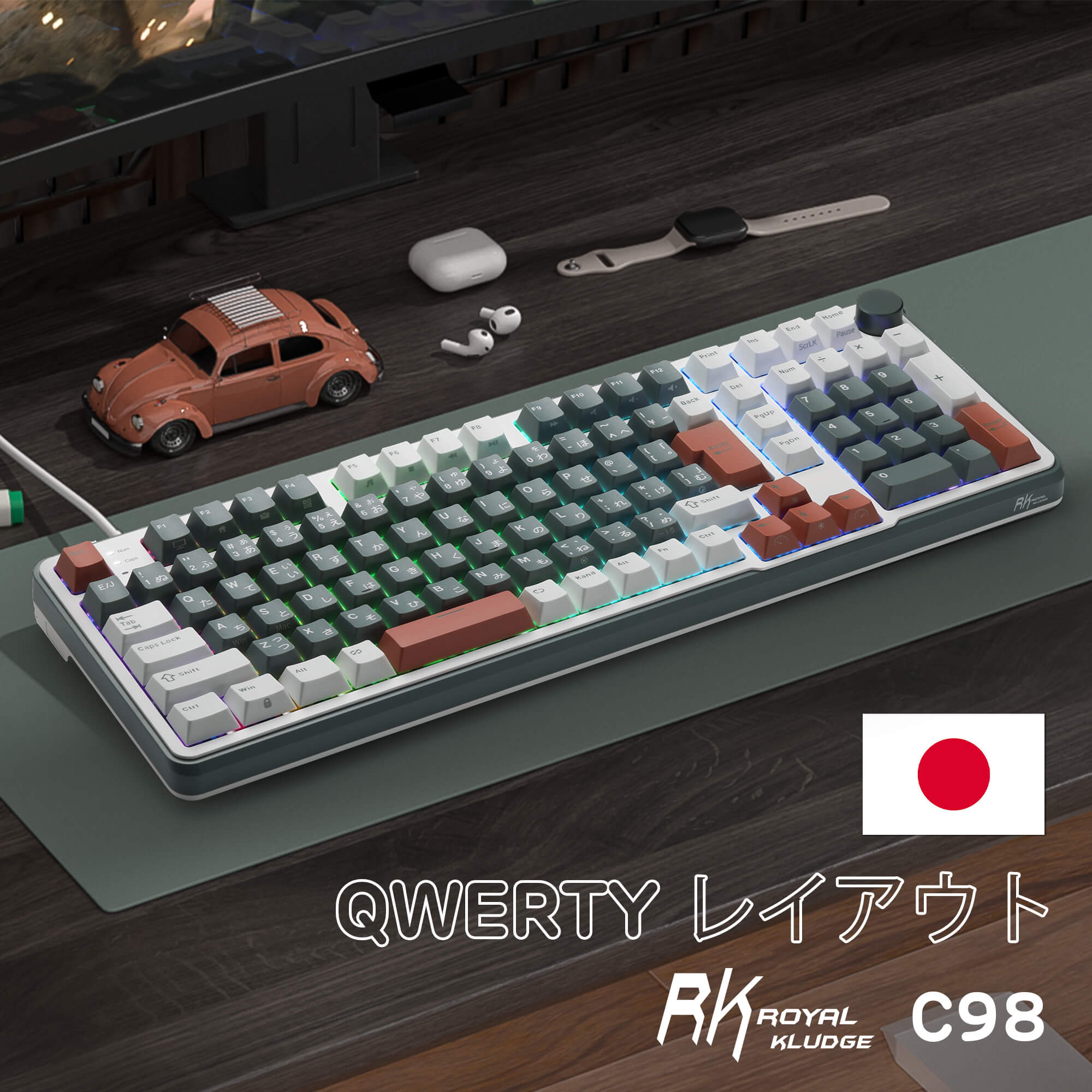 RK ROYAL KLUDGE C98 Hall Effect Magnetic Switch Keyboard | Rapid