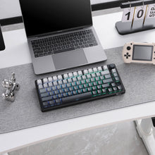 Load image into Gallery viewer, RK ROYAL KLUDGE M75 75% Wireless Mechanical Keyboard, 81 Keys Gasket-Mount, OLED Smart Display, Rotary Knob, Hot-Swappable Pre-Lubed Cloud Switches, Gradient PBT Keycaps, RGB Backlighting, Triple Mode Connectivity for Gaming &amp; Office Use
