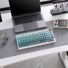 Load image into Gallery viewer, RK ROYAL KLUDGE M75 75% Wireless Mechanical Keyboard, 81 Keys Gasket-Mount, OLED Smart Display, Rotary Knob, Hot-Swappable Pre-Lubed Cloud Switches, Gradient PBT Keycaps, RGB Backlighting, Triple Mode Connectivity for Gaming &amp; Office Use
