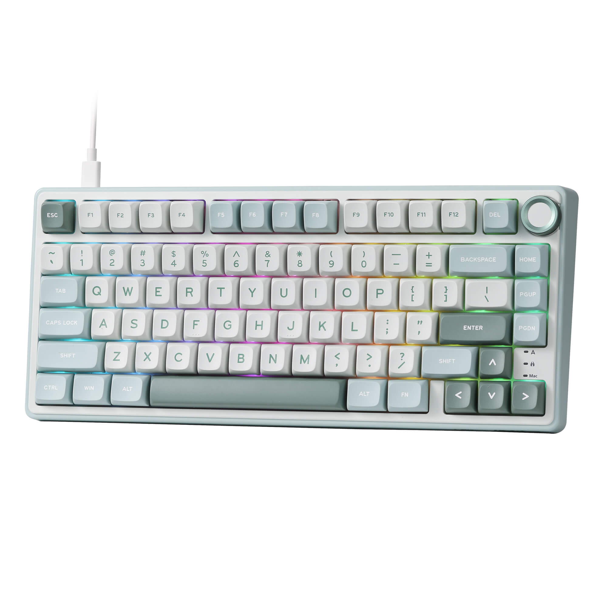 RK ROYAL KLUDGE R75 75% Wired Gaming Keyboard Supports QMK/VIA – RKgaming