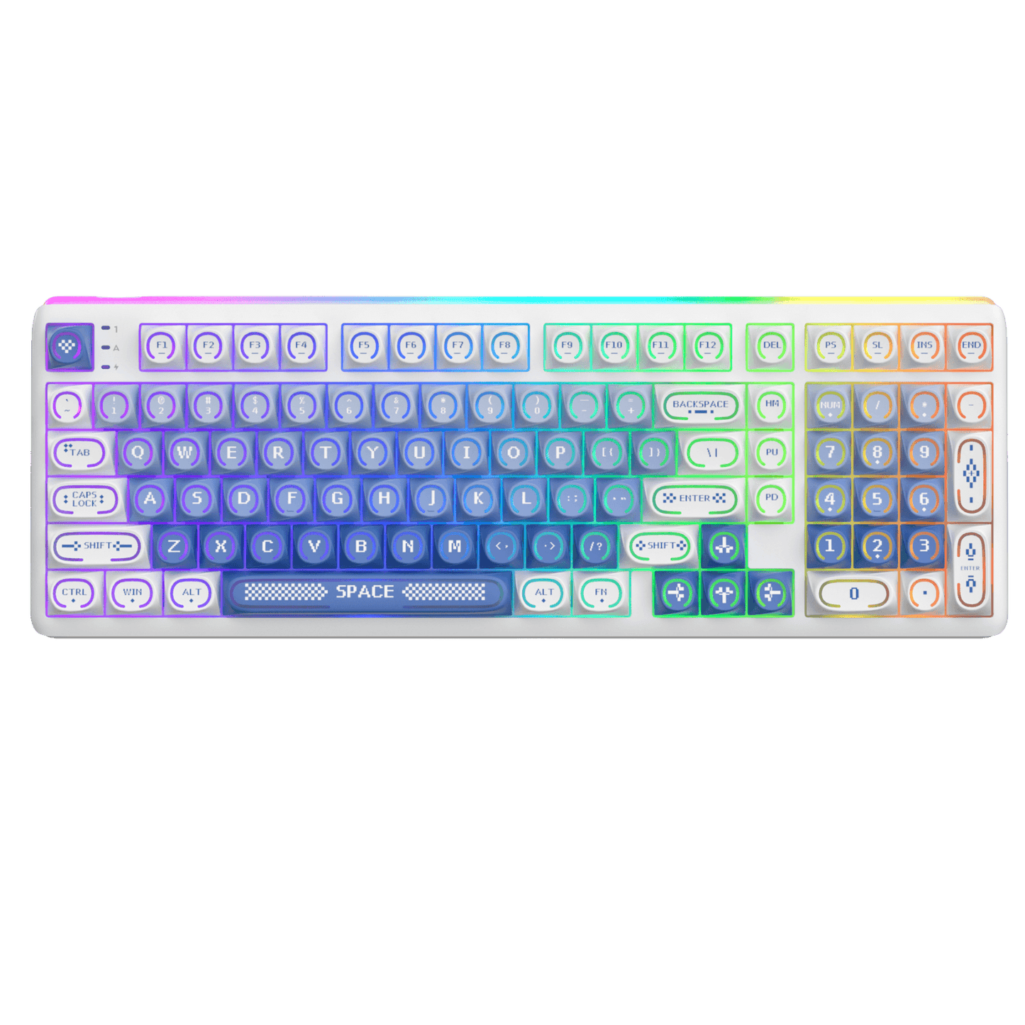 RK Royal Kludge R99 wireless mechanical keyboard with tri-mode connectivity for gaming and productivity