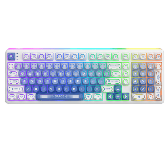 RK Royal Kludge R99 wireless mechanical keyboard with tri-mode connectivity for gaming and productivity