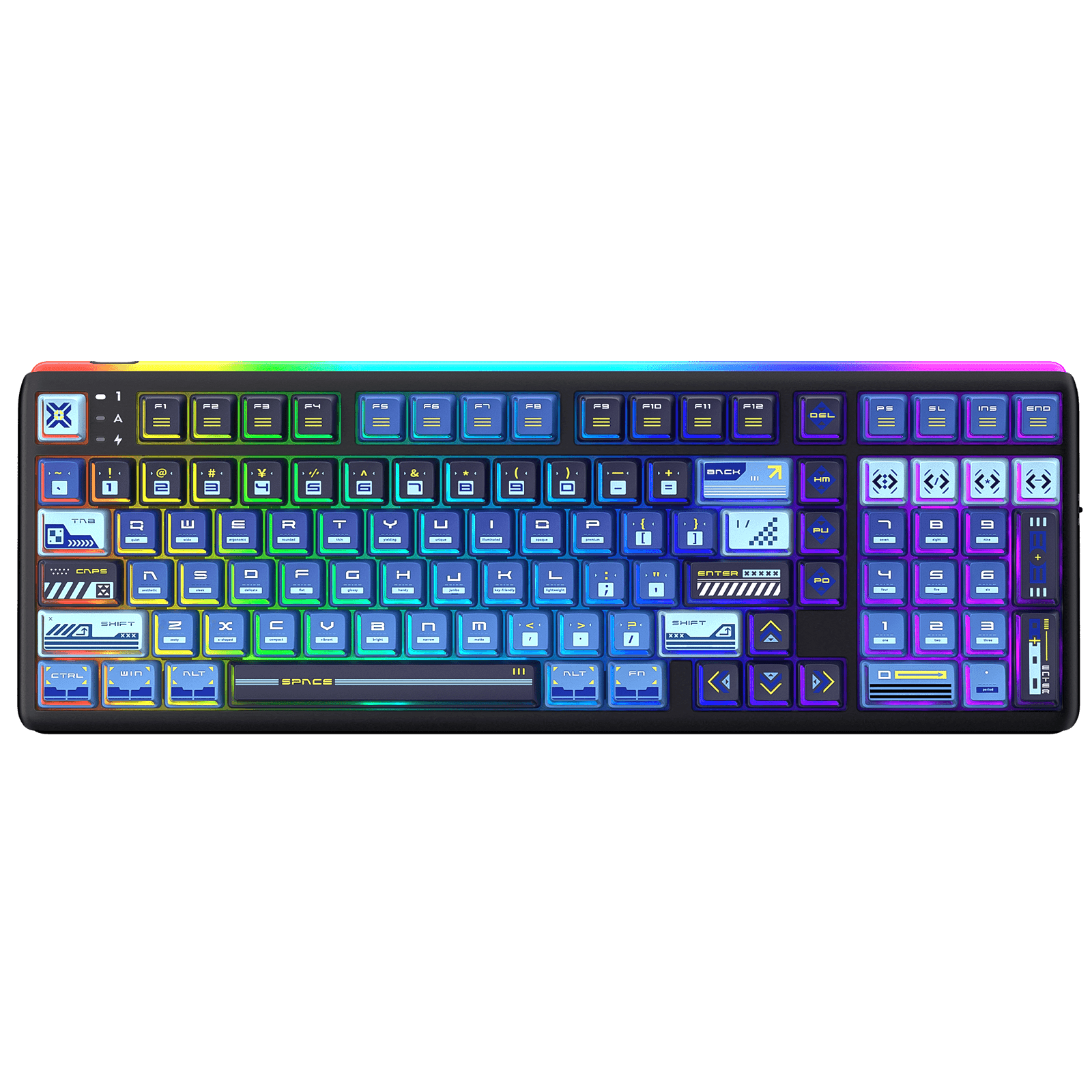 RK Royal Kludge R99 wireless mechanical keyboard with tri-mode connectivity for gaming and work