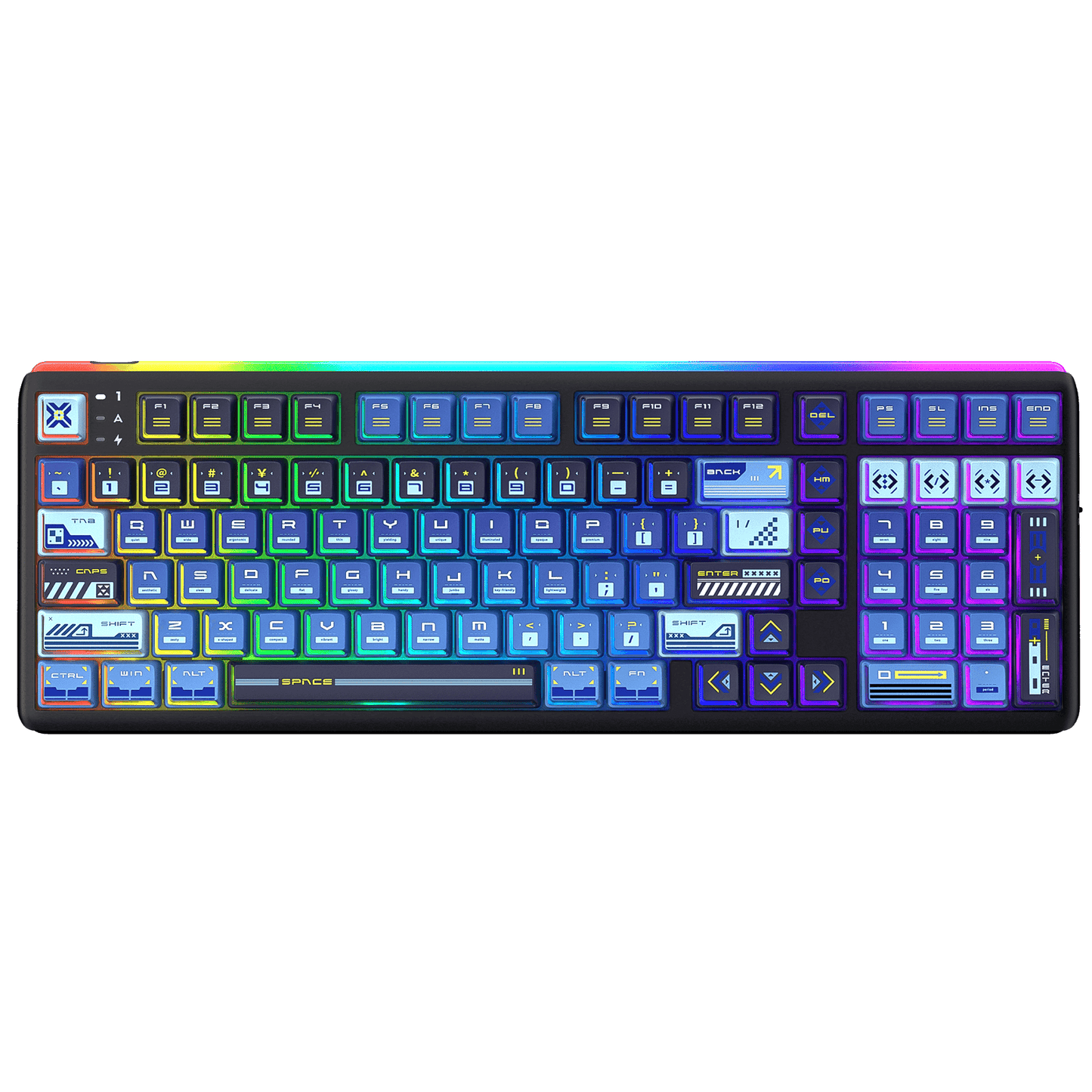 RK Royal Kludge R99 wireless mechanical keyboard with tri-mode connectivity for gaming and work