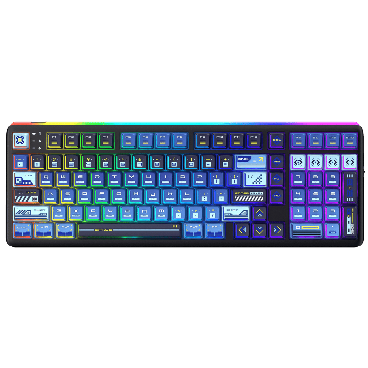 RK Royal Kludge R99 wireless mechanical keyboard with tri-mode connectivity for gaming and work