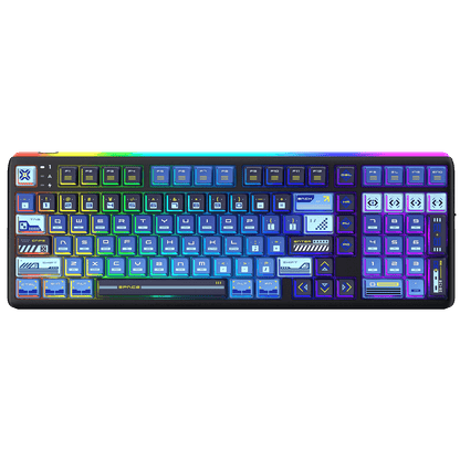 RK Royal Kludge R99 wireless mechanical keyboard with tri-mode connectivity for gaming and work