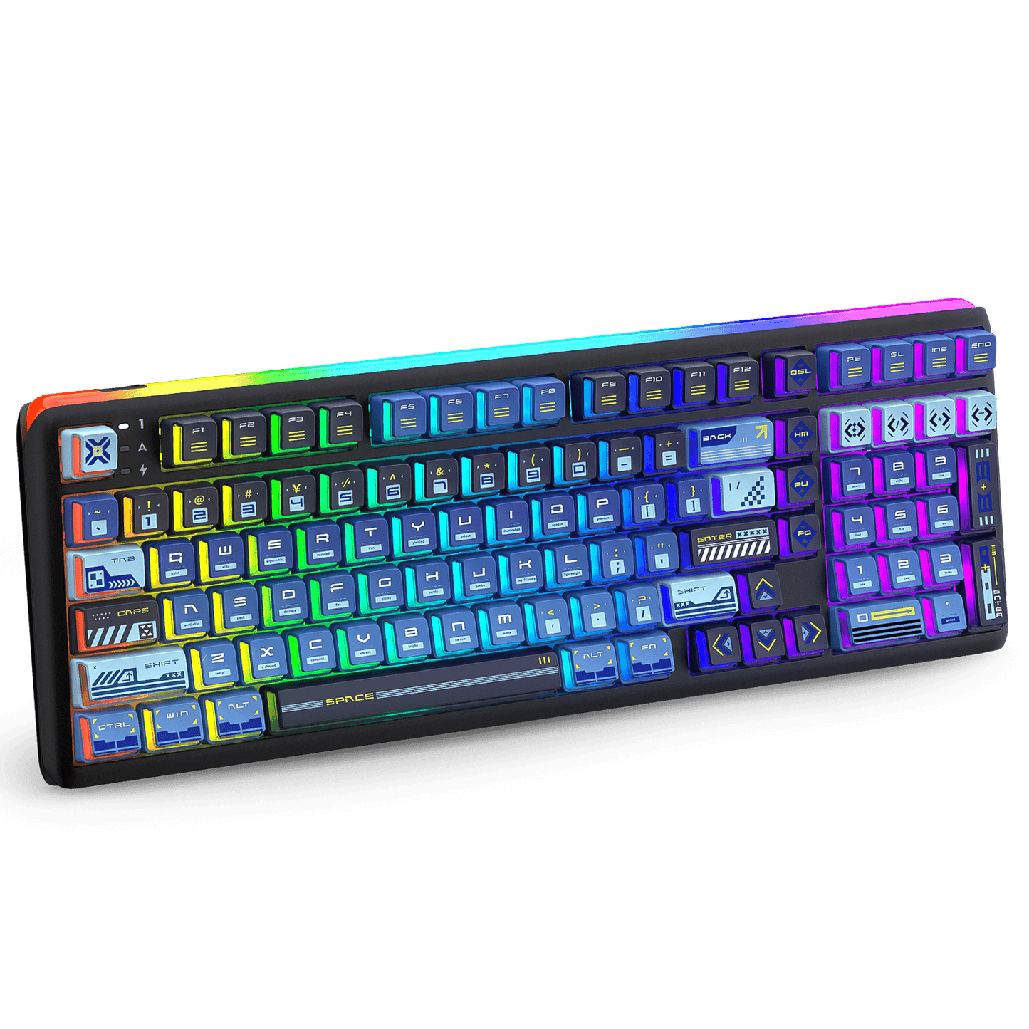 RK R99 tri-mode wireless mechanical keyboard with 96% layout