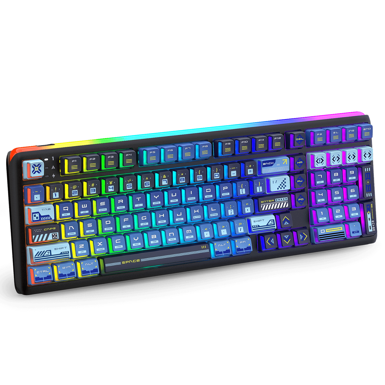 RK R99 tri-mode wireless mechanical keyboard with 96% layout