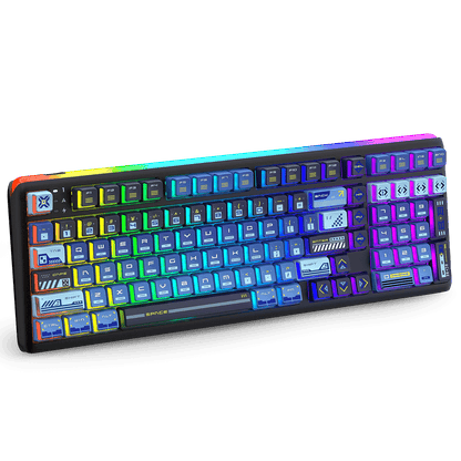 RK R99 tri-mode wireless mechanical keyboard with 96% layout