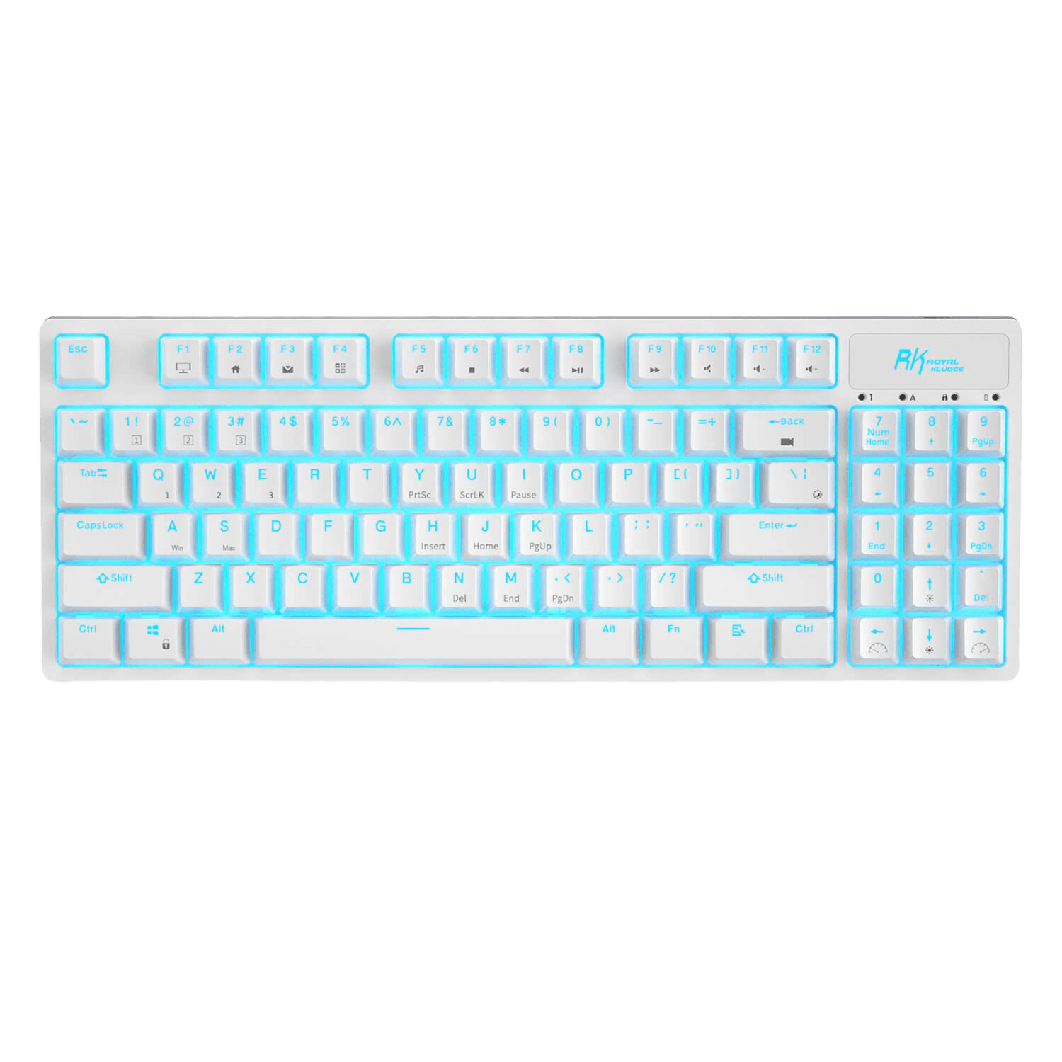 RK ROYAL KLUDGE RK89 85% Triple Mode BT5.0/2.4G/USB-C Hot Swappable Mechanical Keyboard
