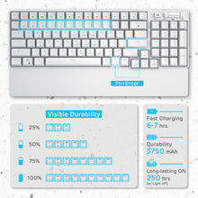 Load image into Gallery viewer, ROYAL KLUDGE RK96 Wireless 96 Keys 96% Mechanical Gaming Keyboard with Number Pad &amp; Magnetic Hand Rest
