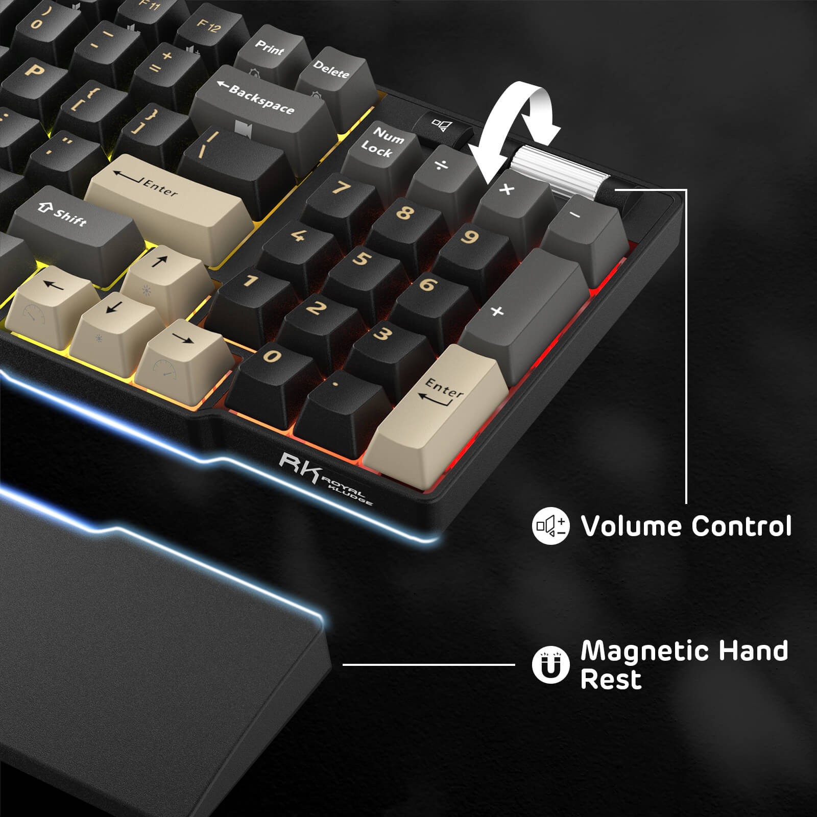 RK ROYAL KLUDGE RK96 Wireless Hot-Swappable RGB Keyboard – RKgaming