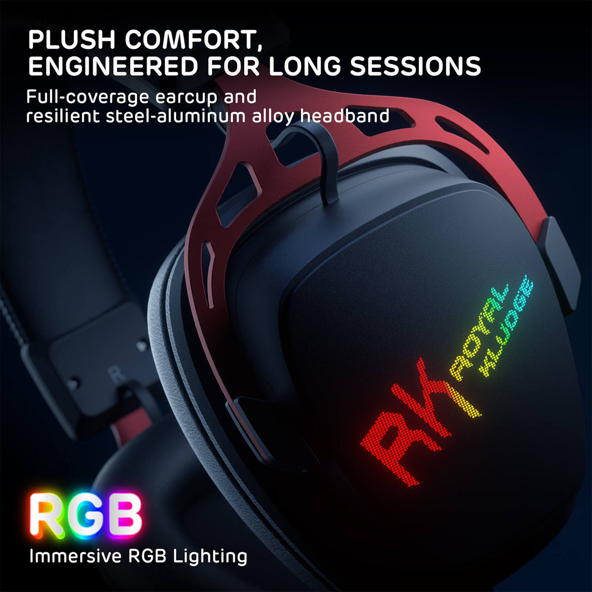 RK ROYAL KLUDGE HG103 RGB Wireless Gaming Headset | Best Budget Pro ...