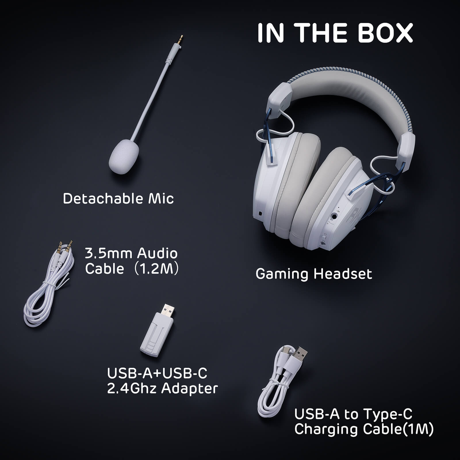 gaming gear headset RK ROYAL KLUDGE HG103 RGB Wireless Gaming Headset
