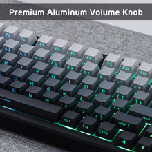 Load image into Gallery viewer, RK ROYAL KLUDGE M75 75% Wireless Mechanical Keyboard, 81 Keys Gasket-Mount, OLED Smart Display, Rotary Knob, Hot-Swappable Pre-Lubed Cloud Switches, Gradient PBT Keycaps, RGB Backlighting, Triple Mode Connectivity for Gaming &amp; Office Use
