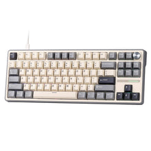 Load image into Gallery viewer, RK ROYAL KLUDGE R87 Pro Wired Mechanical Keyboard with Hot Swappable Knob 75% RGB Backlit Gaming Keyboard 88 Keys TKL Gasket Mounted Custom Keyboard with QMK/VIA and Linear Creamy Switch
