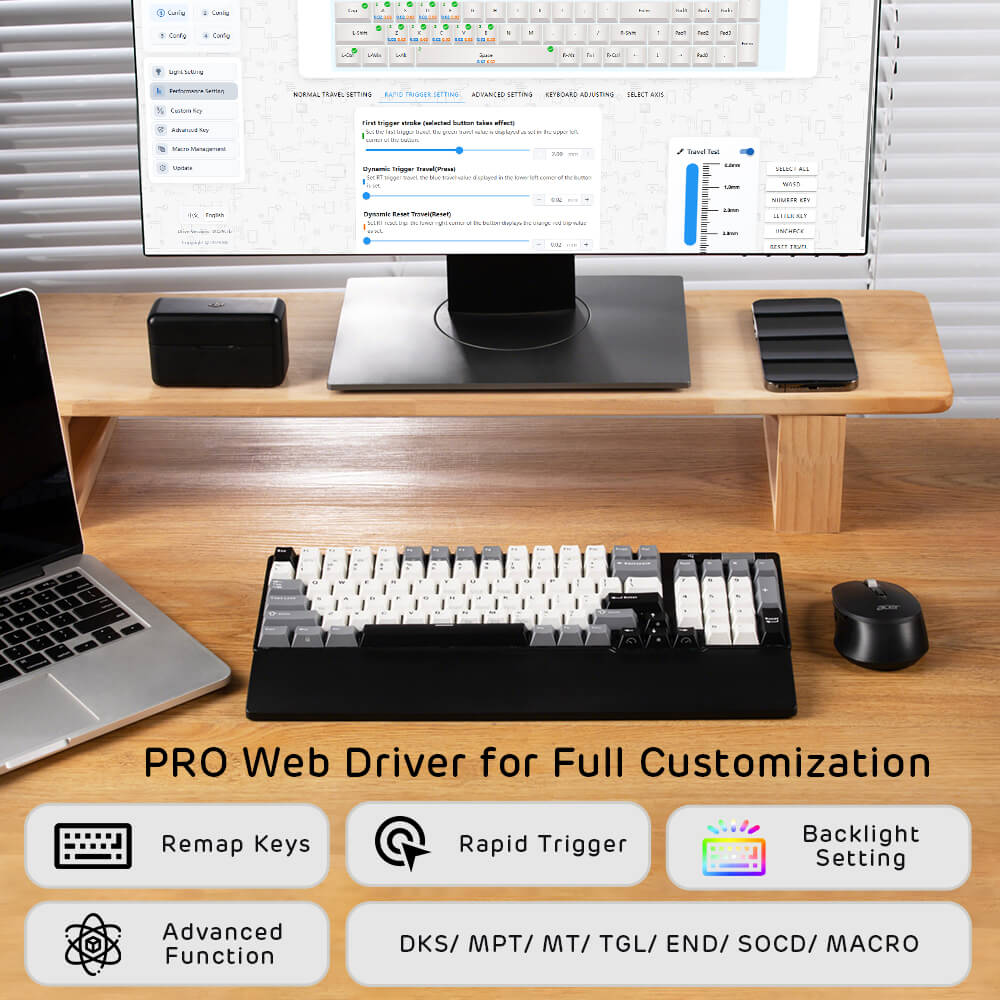 RK ROYAL KLUDGE C96 HE Magnetic Switch Keyboard | Lightning-Fast