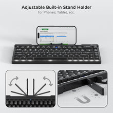 Load image into Gallery viewer, RK ROYAL KLUDGE F68 60% Foldable Low Profile Mechanical Keyboard
