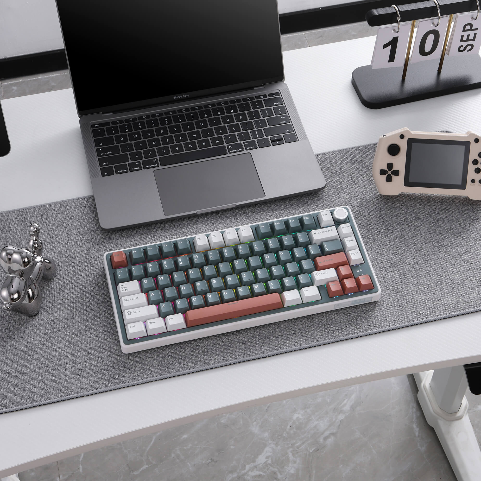 R75 Keyboad RK ROYAL KLUDGE R75 75% Wireless Gaming Keyboard Supports QMK/VIA ...