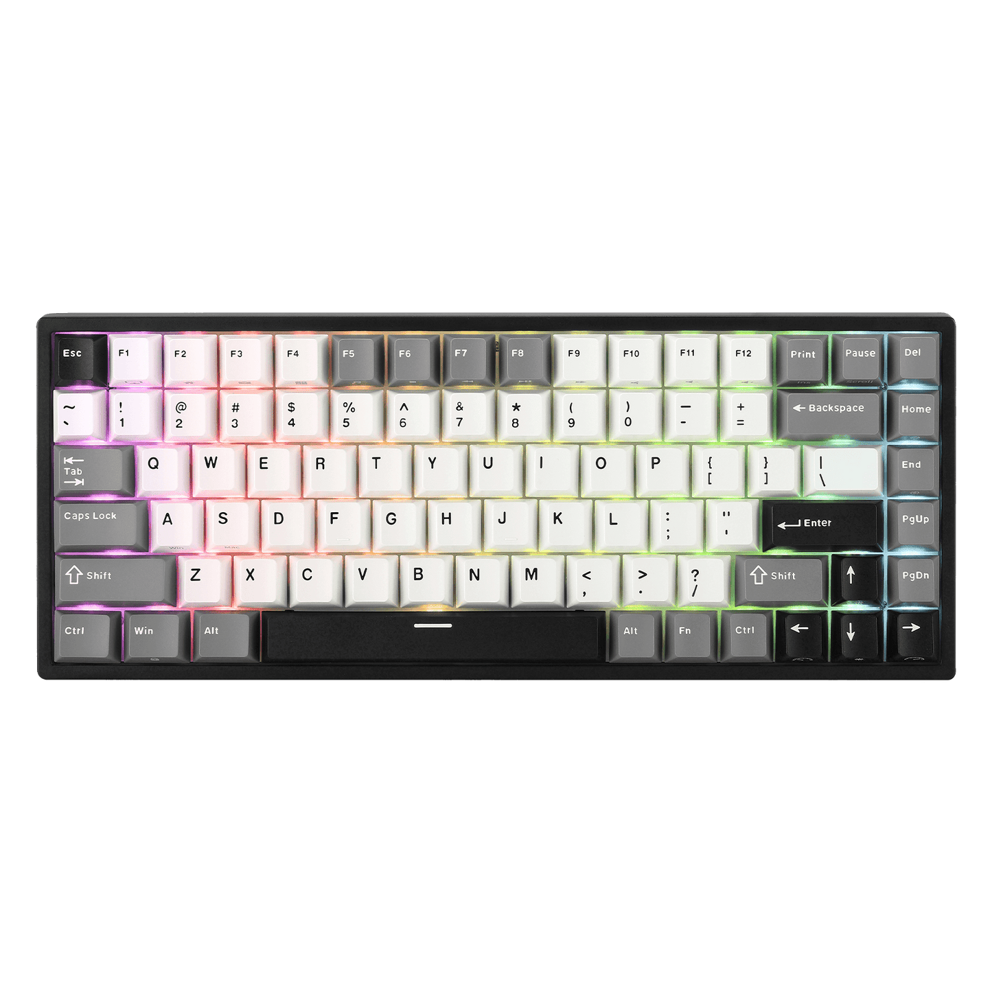 RK ROYAL KLUDGE RK84 Wired 75% RGB Mechanical Keyboard, 84-Keys Compact TKL Gaming Keyboard w/Programmable Software for Mac/Win, Sound Absorbing Foam, PBT Keycap, Hot Swappable Custom Switch