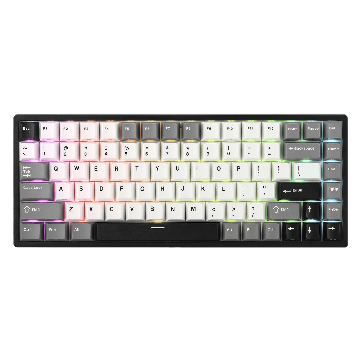 RK ROYAL KLUDGE RK84 Wired 75% RGB Mechanical Keyboard, 84-Keys Compact TKL Gaming Keyboard w/Programmable Software for Mac/Win, Sound Absorbing Foam, PBT Keycap, Hot Swappable Custom Switch