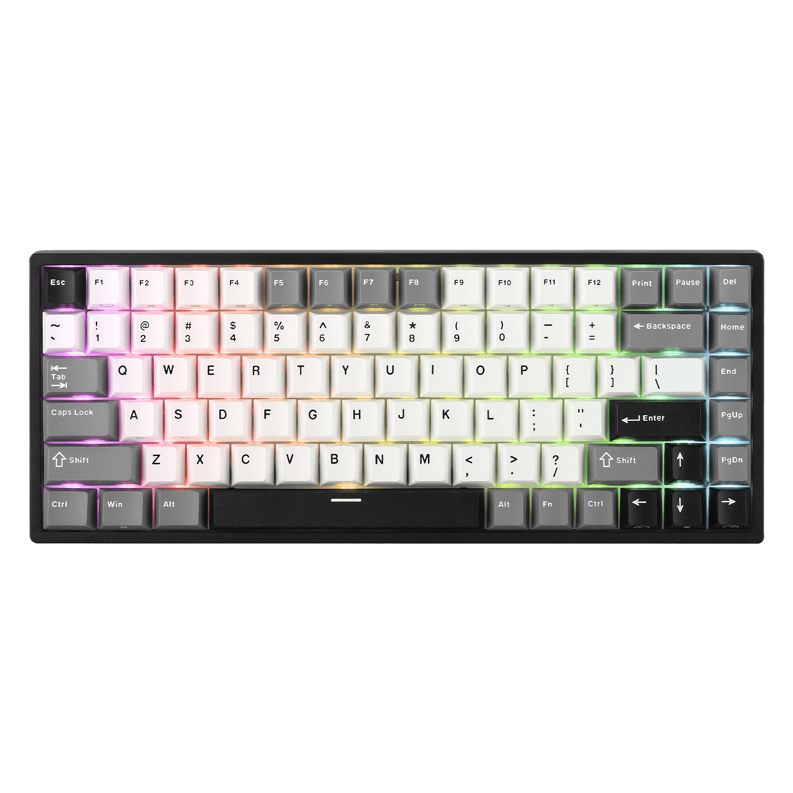 RK ROYAL KLUDGE RK84 Wired 75% RGB Mechanical Keyboard, 84-Keys Compact TKL Gaming Keyboard w/Programmable Software for Mac/Win, Sound Absorbing Foam, PBT Keycap, Hot Swappable Custom Switch