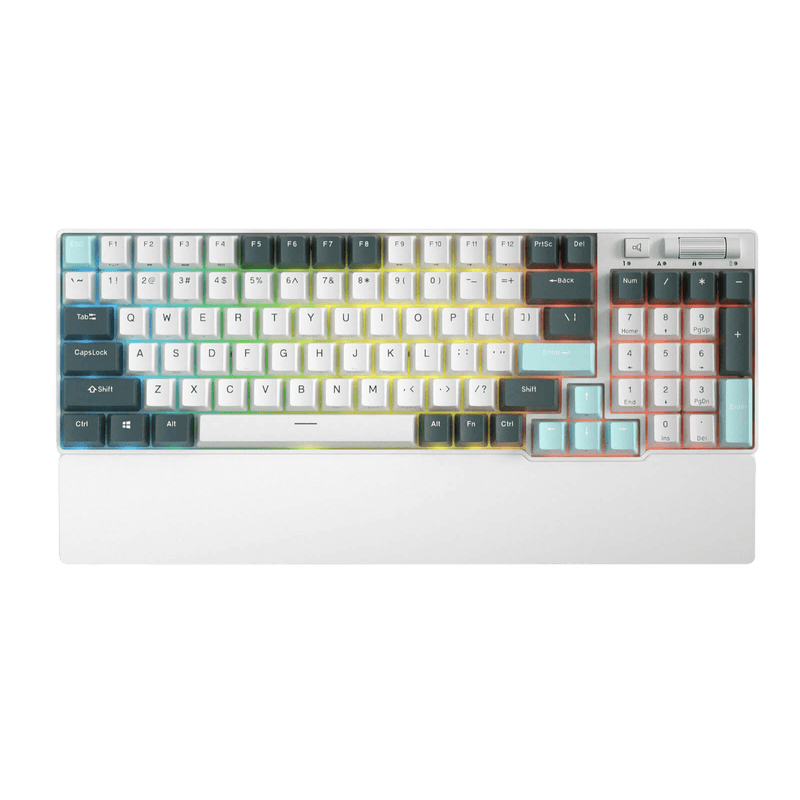 RK96 Wireless Hot-Swappable RGB Keyboard, Camp Green