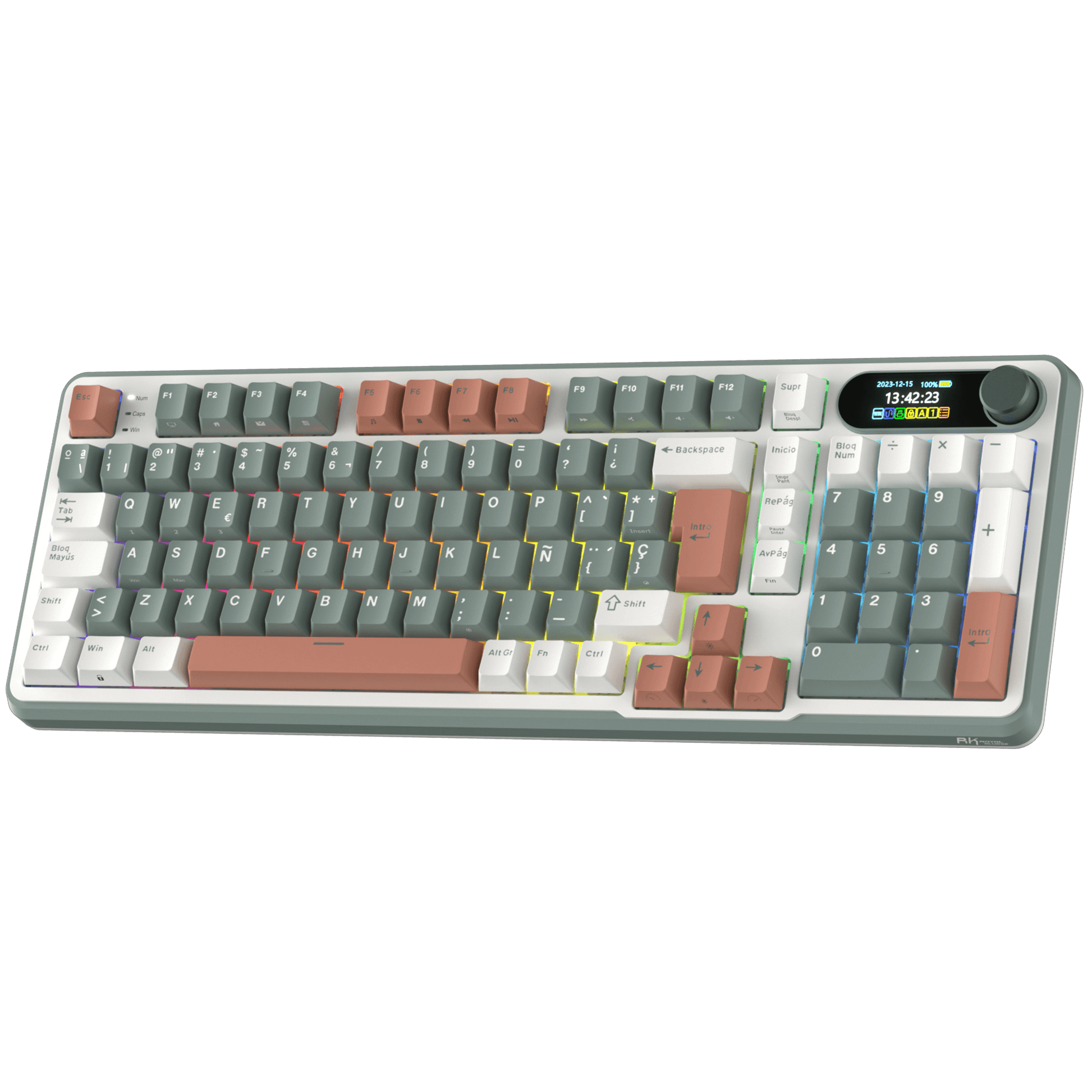 Gaming Keyboard El Mejor Teclado Bluetooth RK ROYAL KLUDGE S98 ES