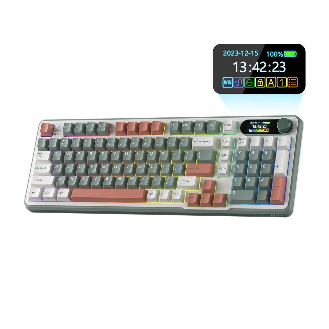 RK ROYAL KLUDGE S98 Wireless Hot-Swappable RGB Keyboard
