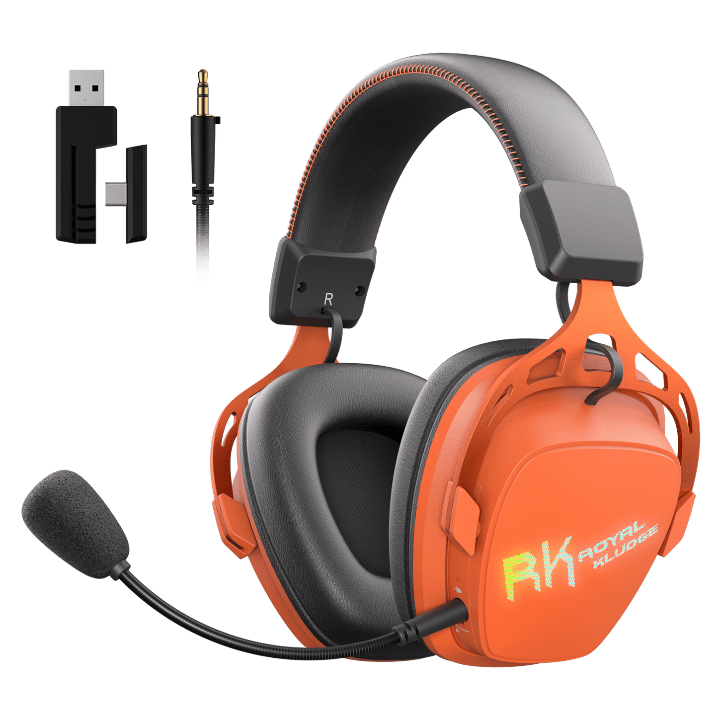 RK ROYAL KLUDGE HG103 Pro Wireless Gaming Headset w/ Mic for PC, PS5, Xbox