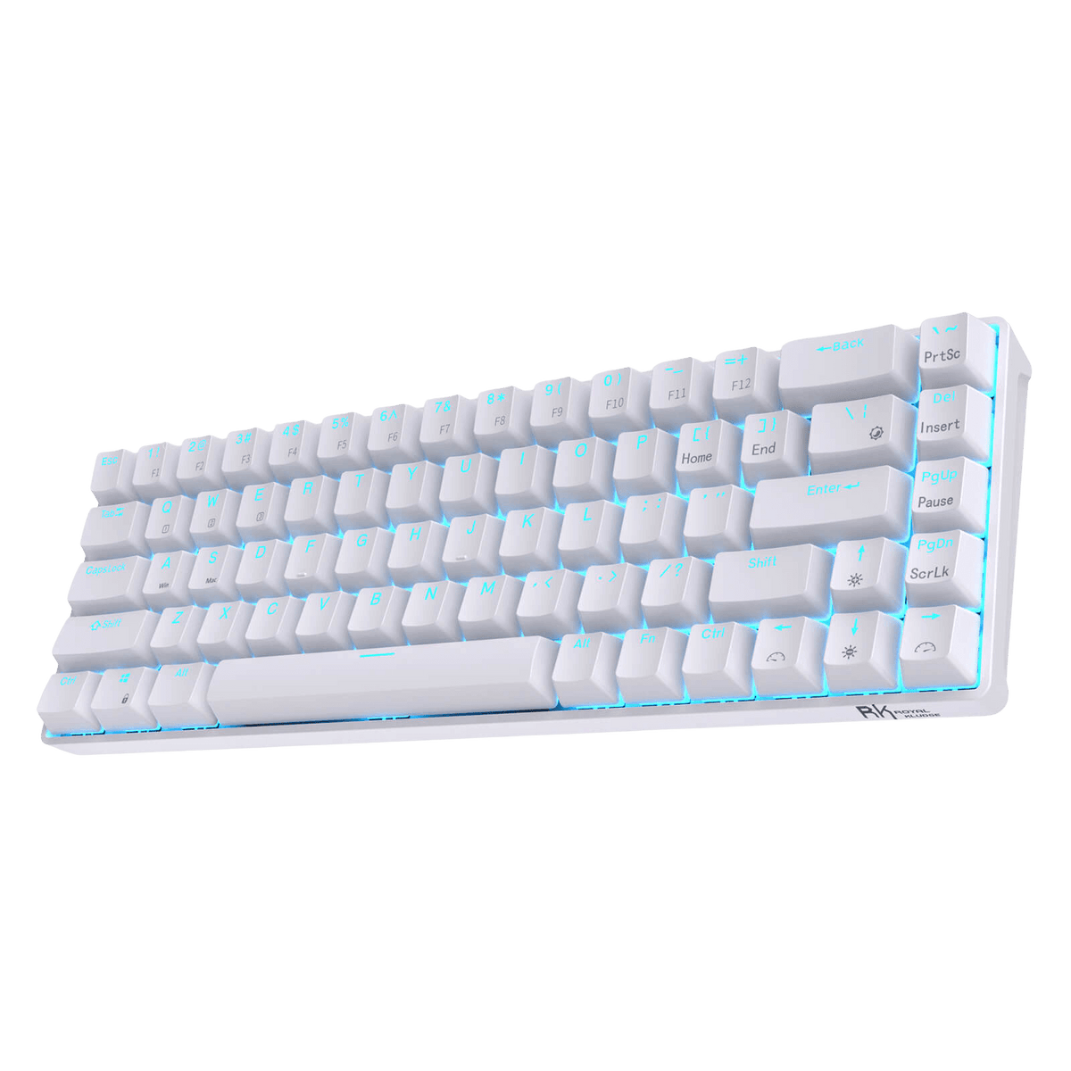 RK Royal Kludge RK68 65 Percent Wireless Hot-Swap Mechanical Keyboard