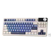 Load image into Gallery viewer, RK ROYAL KLUDGE S85 85-Key TKL Wireless Gaming Keyboard – Gasket-Mounted Design, Hot-Swappable Linear Cloud Switches, Cherry-Profile PBT Keycaps, 7200mAh Battery, OLED Display, Rotary Knob, Triple-Mode Connectivity (2.4GHz, Bluetooth, USB-C)
