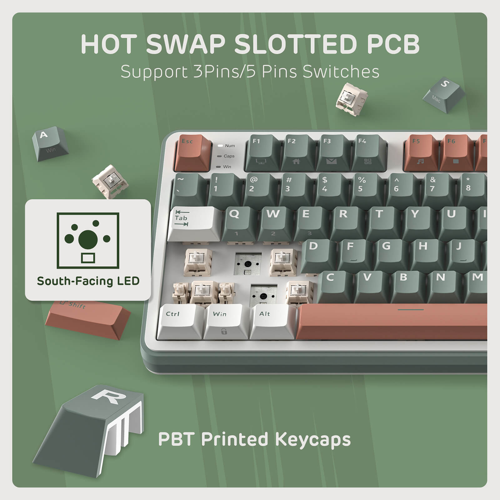 RK ROYAL KLUDGE S98 Wireless Hot-Swappable RGB Keyboard – RK Royal