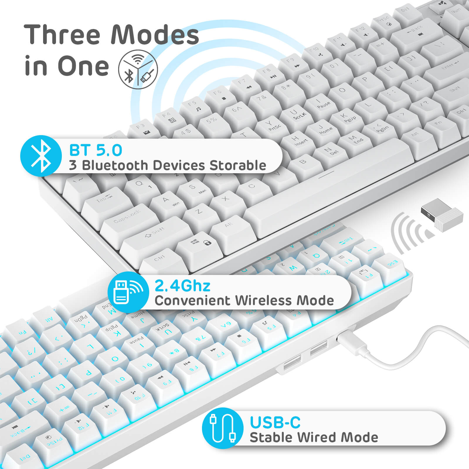 96% wireless mechanical keyboard