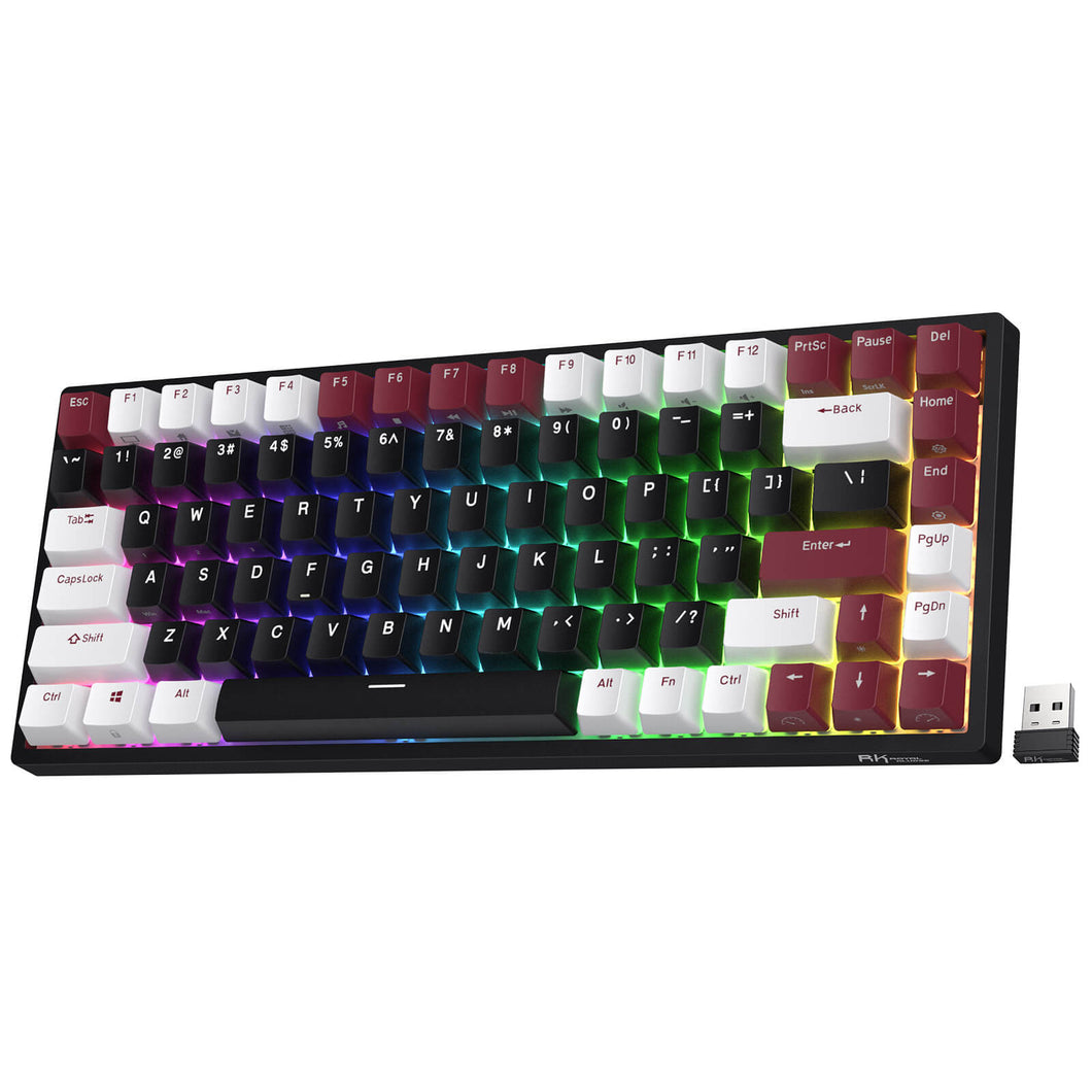 75% Triple Mode BT5.02.4GUSB-C Hot Swappable Mechanical Keyboard