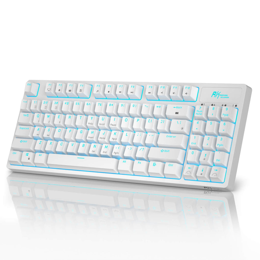 RK ROYAL KLUDGE RK89 85% Triple Mode BT5.0/2.4G/USB-C Hot Swappable Mechanical Keyboard