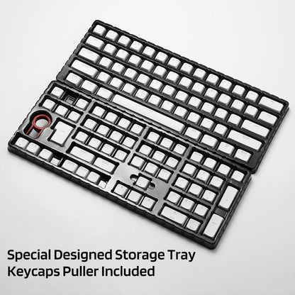 Translucent XDA Profile for ISO & ANSI Layout 61/68/84/87/98/104 Keys Mechanical Keyboard