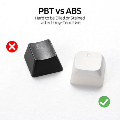 Translucent XDA Profile for ISO & ANSI Layout 61/68/84/87/98/104 Keys Mechanical Keyboard