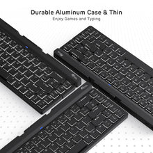 Lade das Bild in den Galerie-Viewer, foldable bluetooth keyboard with mechanical switches
