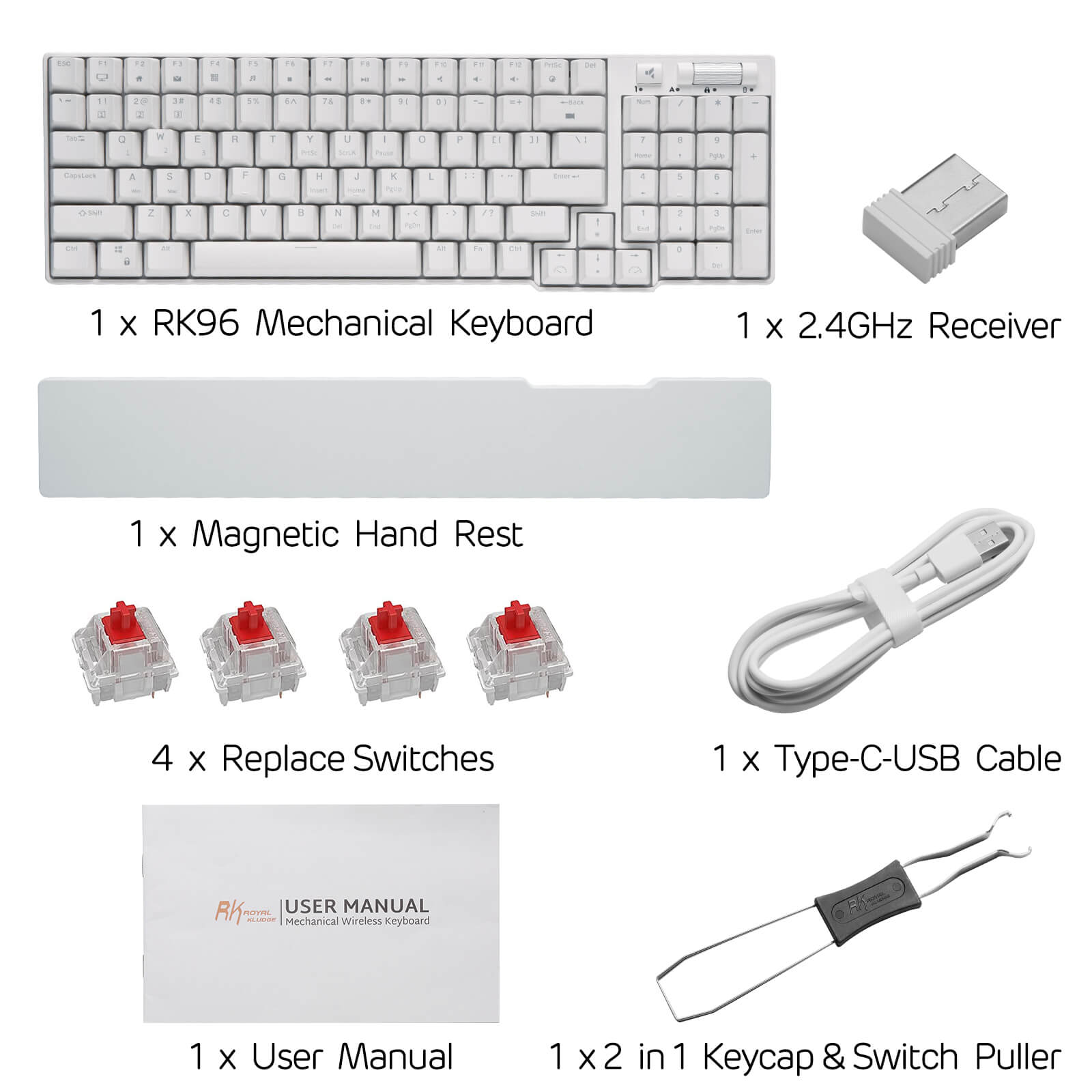 RK96 96% Wireless Mechanical Keyboard – RKgaming