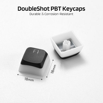 Translucent XDA Profile for ISO & ANSI Layout 61/68/84/87/98/104 Keys Mechanical Keyboard