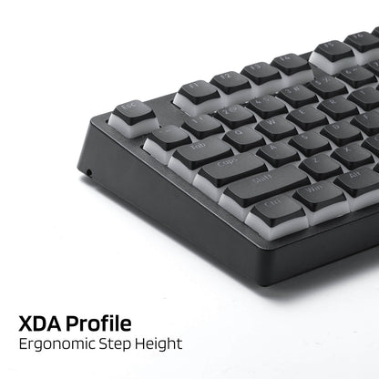 Translucent XDA Profile for ISO & ANSI Layout 61/68/84/87/98/104 Keys Mechanical Keyboard