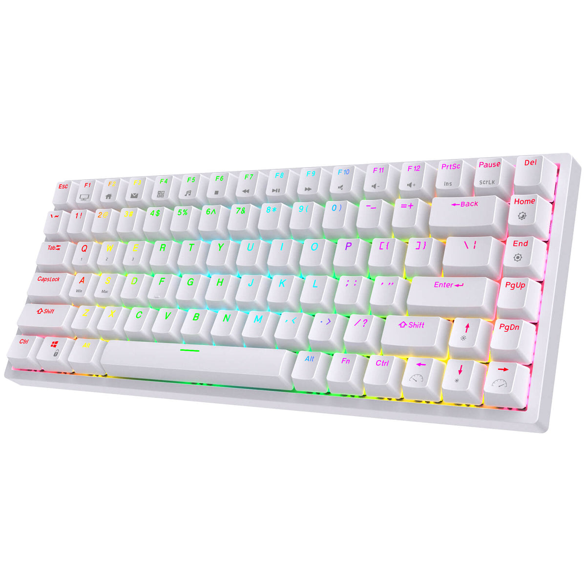 84 Keys ROYAL KLUDGE RK84 84 Keys Wireless 75% Mechanical Gaming Keyboard ...